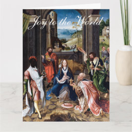 Baby Jesus with the Maji Christmas greeting Karte