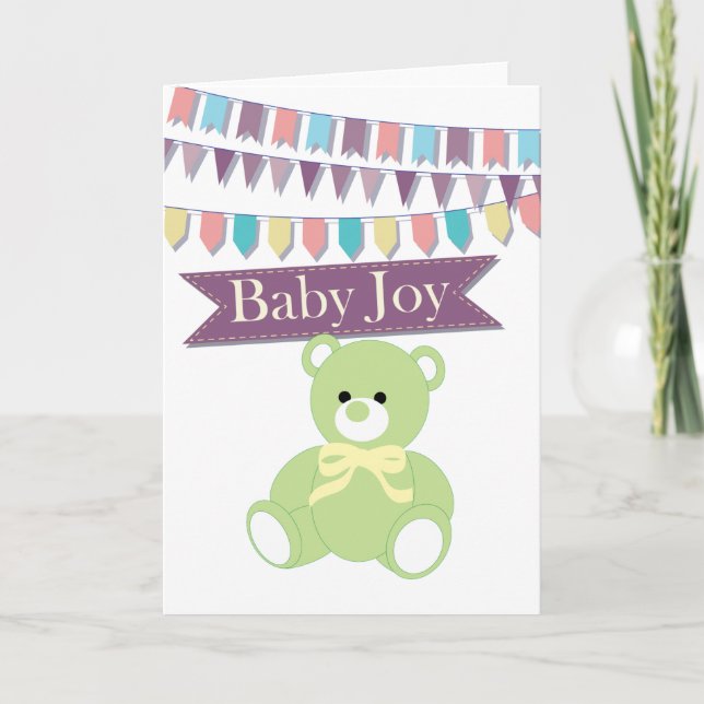 Baby Joy Karte (Vorderseite)