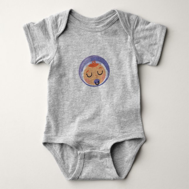 Baby-Junge-Astronaut Baby Strampler (Vorderseite)