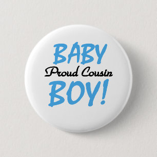 Baby-Jungen-stolzer Cousin Button