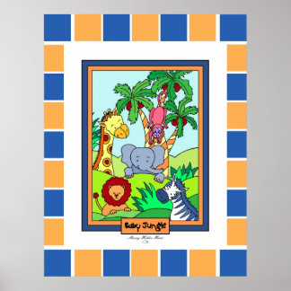 Baby Jungle 28 individuell angepasst 2 Poster