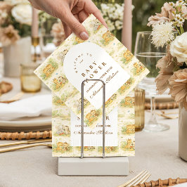 Baby Jungle Animals Baby Shower Serviette