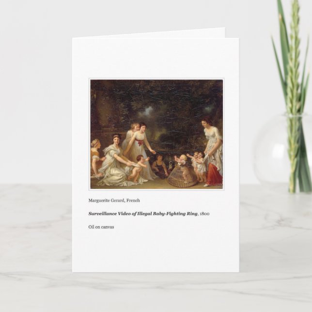 BABY-KAMPF-MUTTER-TAGESKARTE KARTE (Vorderseite)