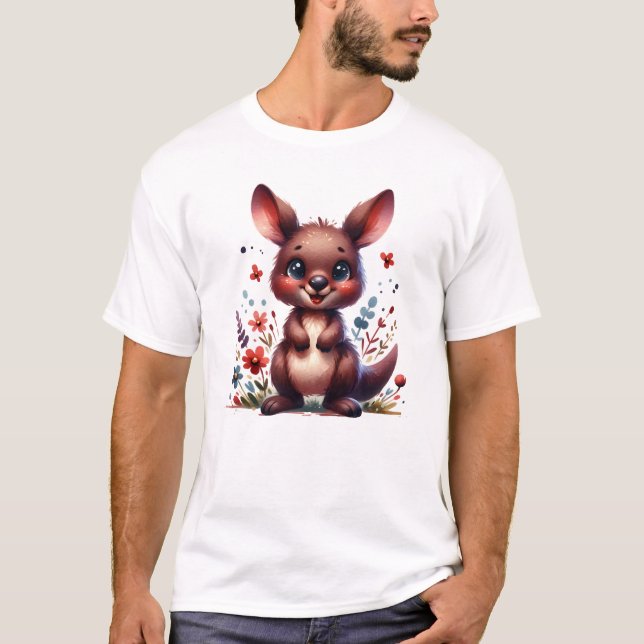 Baby-Känguru T-Shirt (Vorderseite)