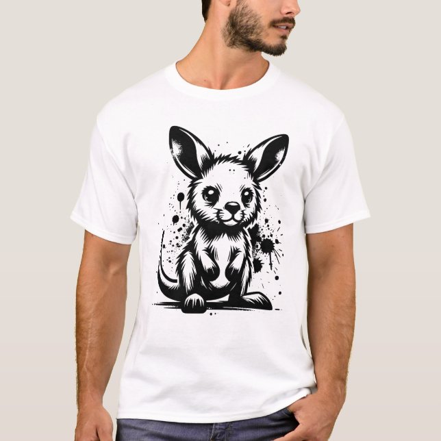 Baby-Känguru  T-Shirt (Vorderseite)