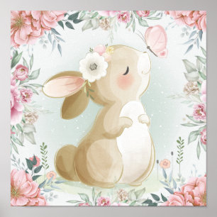 Baby-Kaninchen-Plakat Poster