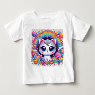 Baby-Katze 6 Baby T-shirt