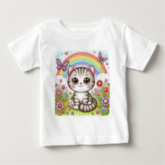 Baby-Katze 8 Baby T-shirt