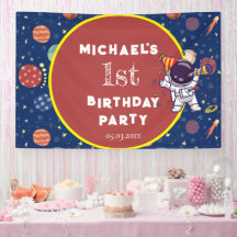 Baby Kids Astronaut Space jedes Alter Geburtstagsp