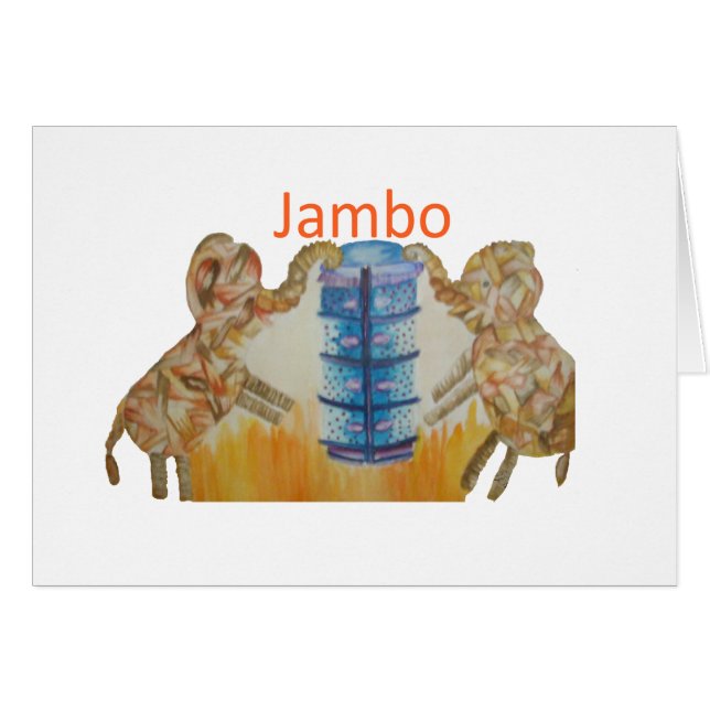 Baby Kids Jambo Jumbo Elephant Design (Vorderseite (Horizontal))