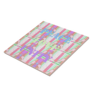 Baby Kids Peace Liebe Unity Hakuna Matata design.p Fliese