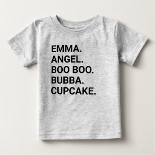 Baby Kids Säuglinge Personalisiert Nickname T - Sh T-shirt