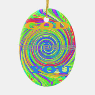 Baby Kinder Gott segne euch..png Keramik Ornament