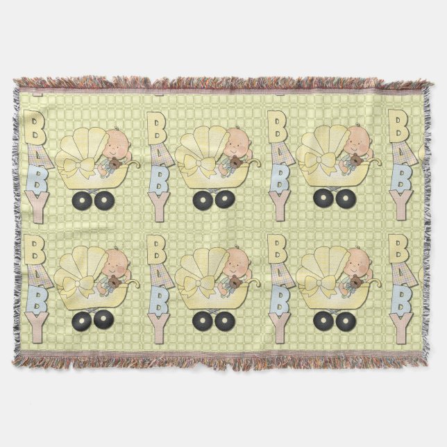 Baby Kinderzimmer Crib Throw Blanket Decke (Vorderseite)