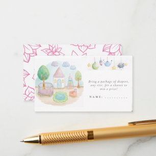 Baby Kinderzimmer Essential Niedlich Pastel Babydu Begleitkarte