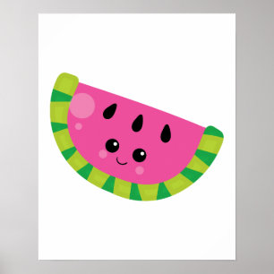 Baby Kinderzimmer Kawaii Moderne Wassermelone Somm Poster