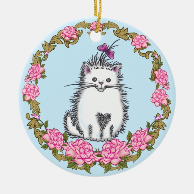 Baby Kitten Cat Ornament (Vorne)