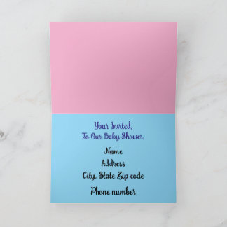Baby Klappkarte Karte
