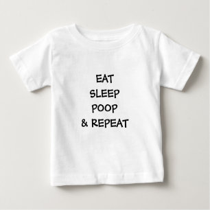 Baby, Kleinkinder T - Shirt - ESSEN SIE SCHLAFPLAT