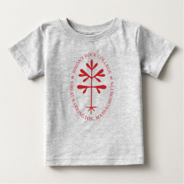 Baby-/Kleinkinderkarosserieanzug oder T-Shirt, rot Baby T-shirt