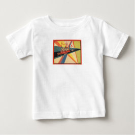 BABY KLETHES: MIT VINTAGEN FRANZÖSISCHEN ILLUSTRAT BABY T-SHIRT