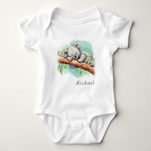 Baby Koala Baby Bodysuit Baby Strampler (Vorderseite)
