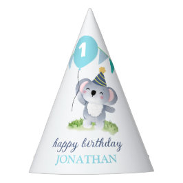 Baby Koala Balloon Party Flag Birthday Partyhütchen