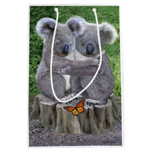 Baby-Koala-Bär Huggies Mittlere Geschenktüte (Vorderseite)