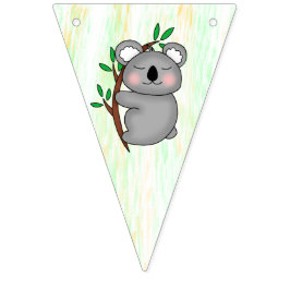 Baby Koala Bear Personalisiert Baby Dusche Wimpelkette