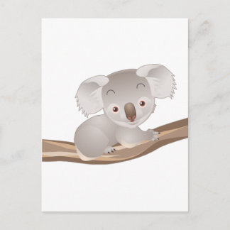 Baby Koala Postkarte