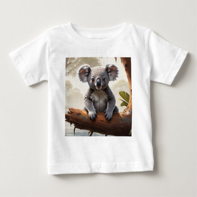Baby Koala von einem Teich Baby T-shirt (Vorderseite)