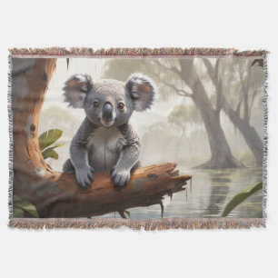 Baby Koala von einem Teich Decke