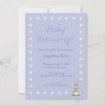 Baby kommt Baby Shower Einladung