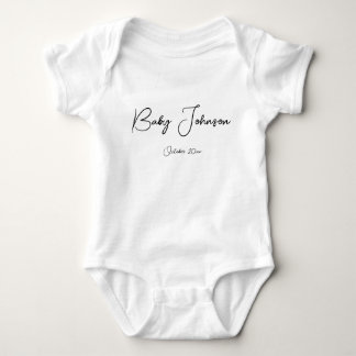 Baby kommt bald Schwangerschaft Ankündigung Bodysu Strampler