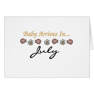 Baby kommt im Juli an