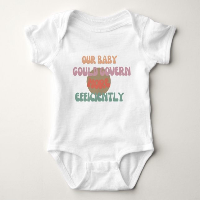 Baby Konnte regieren - Funny Bodysuit Baby Strampler (Vorderseite)
