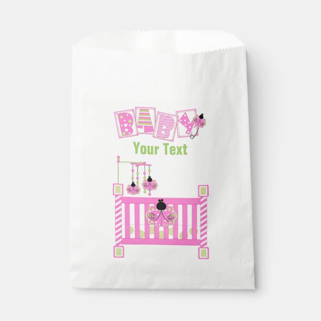 Baby* - Kraft Fevor Bags Geschenktütchen (Vorderseite)