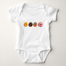 Baby-Krapfen-Druck-Bodysuit