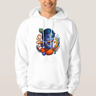 Baby Krishna mit Flute - Peace Vibes | Lebhaftes 3 Hoodie
