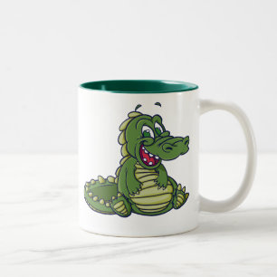 Baby-Krokodil-Tasse Zweifarbige Tasse