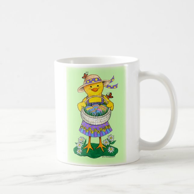 Baby-Küken-Ostern-Tasse Kaffeetasse (Rechts)