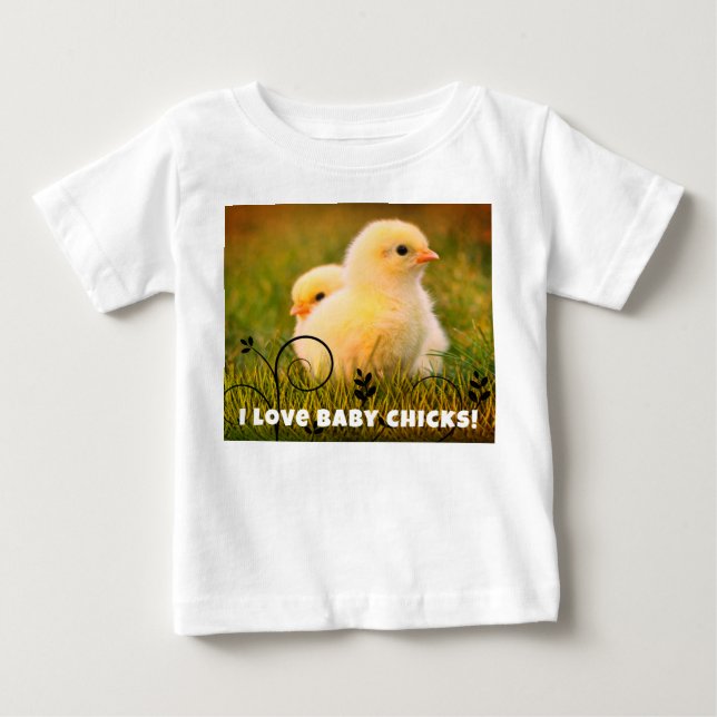 Baby Küken T-shirt (Vorderseite)