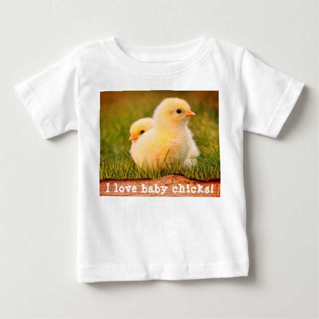 Baby Küken T-shirt (Vorderseite)