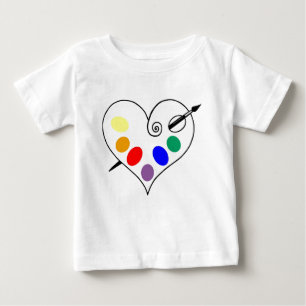 Baby-Künstler Baby T-shirt
