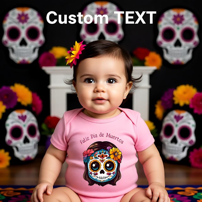 🌹 Baby La Catrina mit Mariglod 🌹 Strampler (🌹Baby La Catrina with mariglod 🌹 Baby Bodysuit)