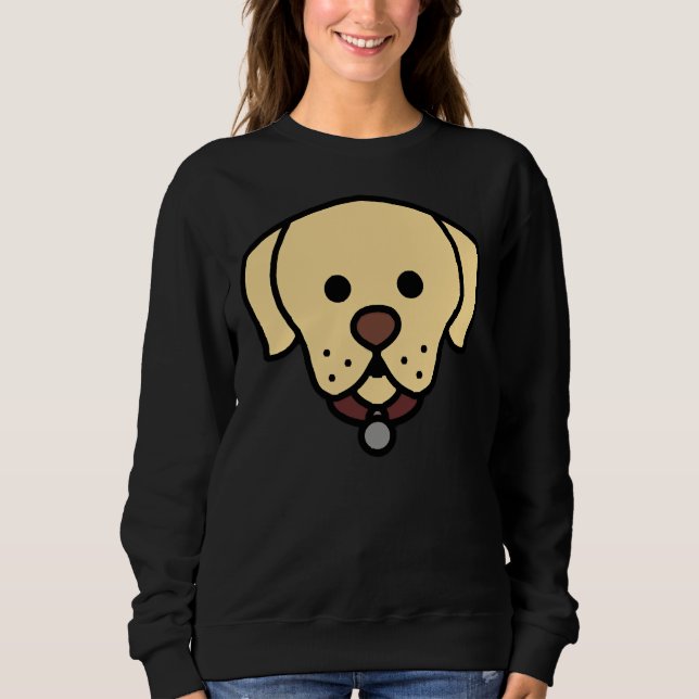 Baby Labrador Yellow Sweatshirt (Vorderseite)