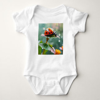 Baby Lady Bug Baby Strampler