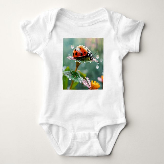 Baby Lady Bug Baby Strampler (Vorderseite)
