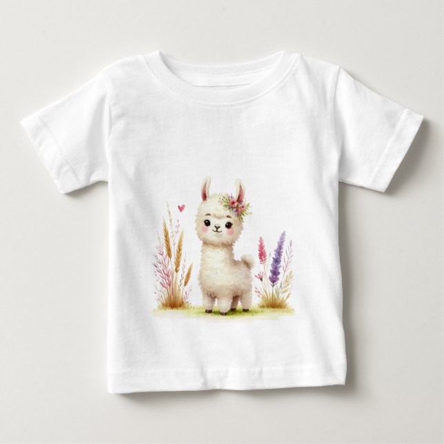 Baby Lama  T-shirt (Vorderseite)