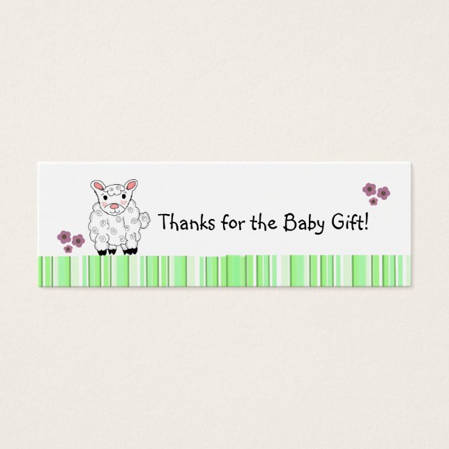 Baby Lamb Thank You (Vorderseite)